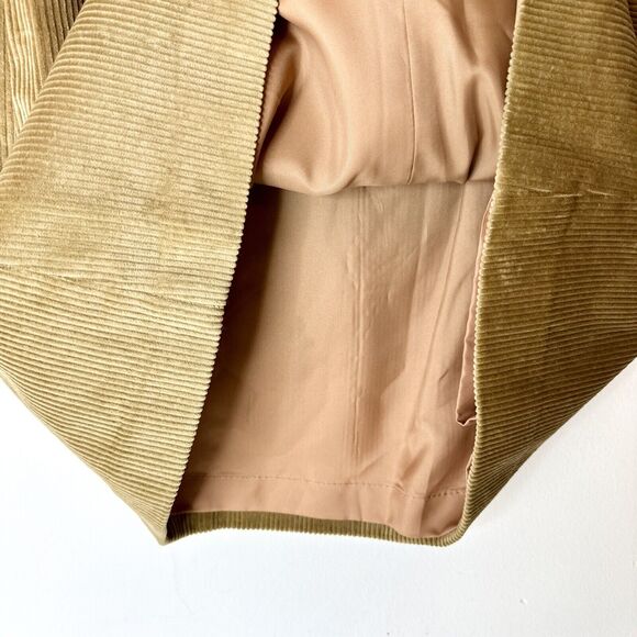 VTG 70s Corduroy Women'sSuit Set Blazer & Straight Skirt New With Tag Sz 8/9 - Picture 14 of 14